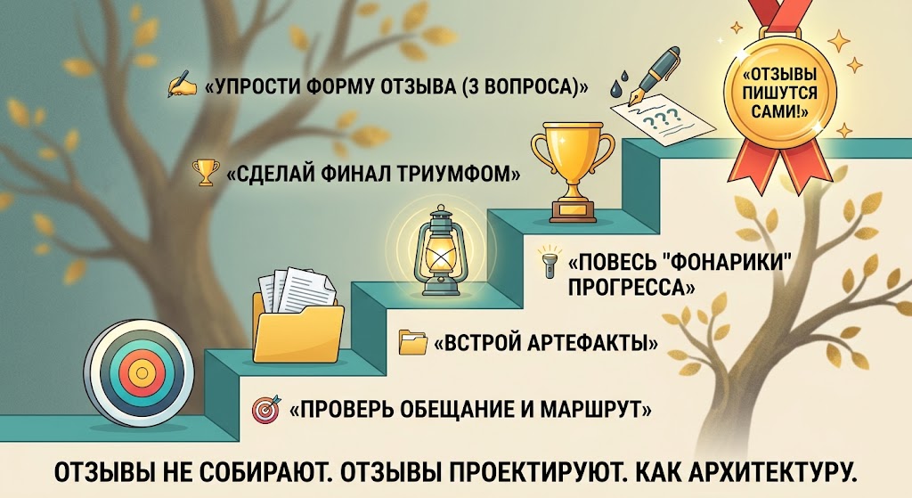как собрать отзывы на курс